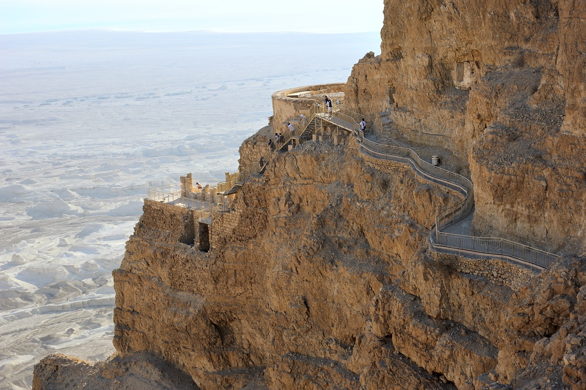Breathtaking view of Masada