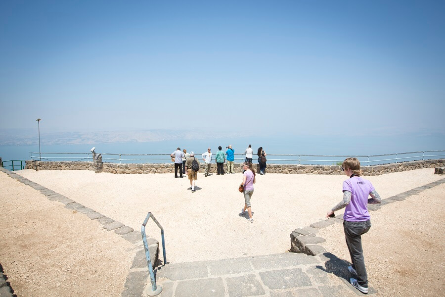 Stop to View the Sea of Galilee from Above.