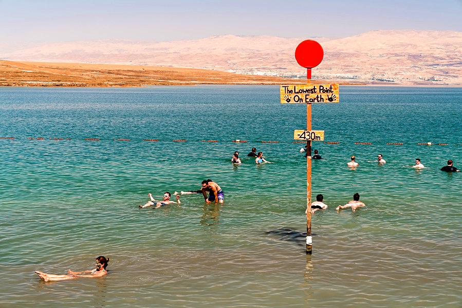Kalia Beach, the Dead Sea