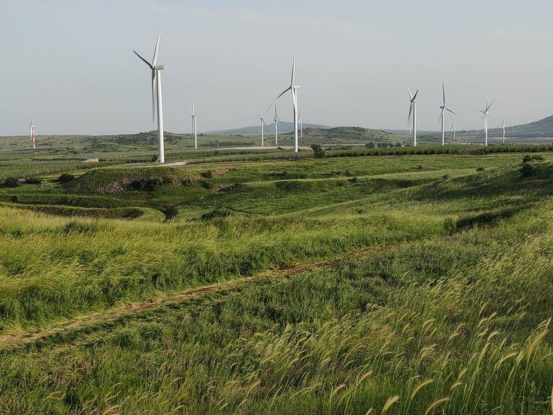 Wind Turbines in the Golan Heights