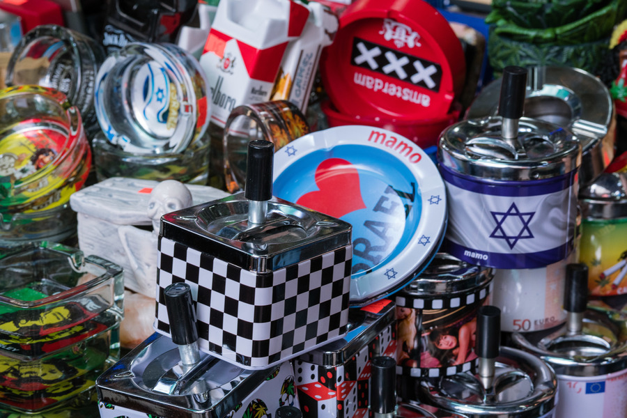 Israeli souvenirs at Carmel market in Tel Aviv
