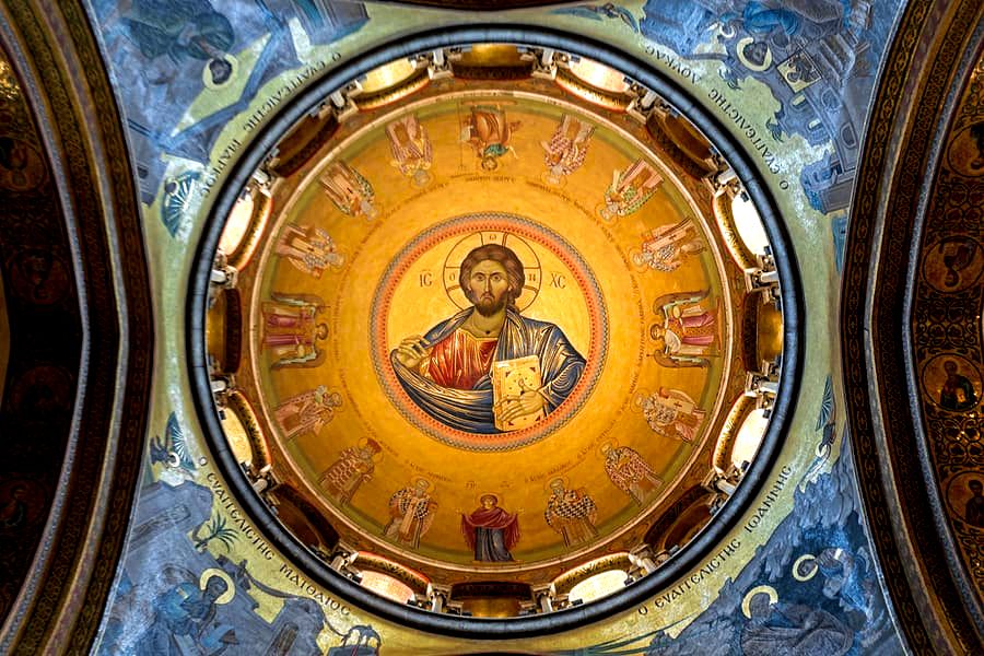 The dome of Church of the Holy Sepulchre