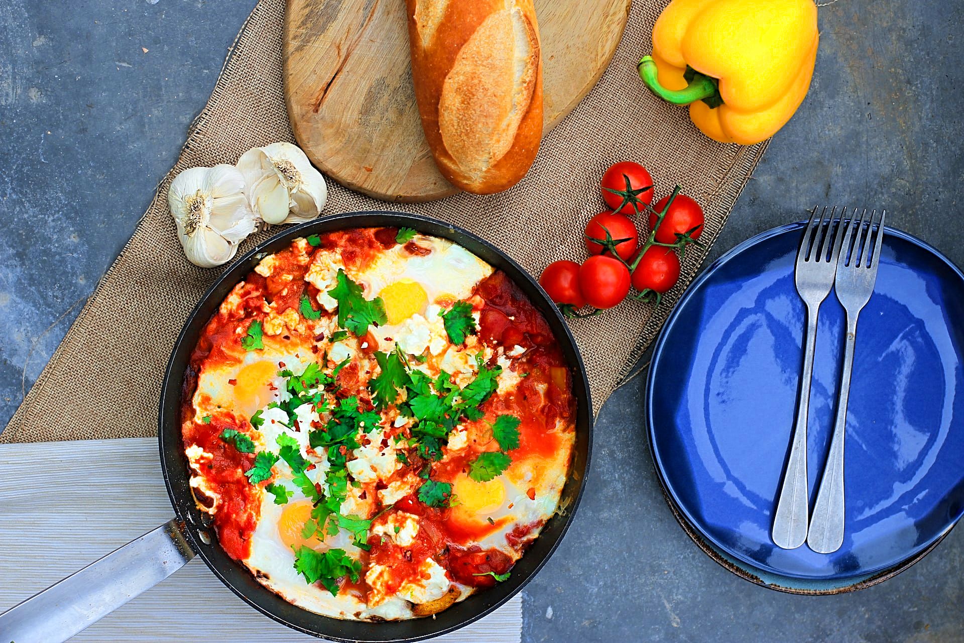 Shakshuka - an integral part of Israeli breakfast