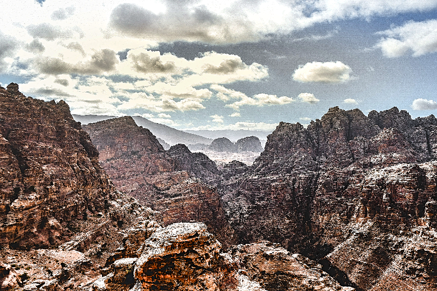 Mountains around Petra, Jordan