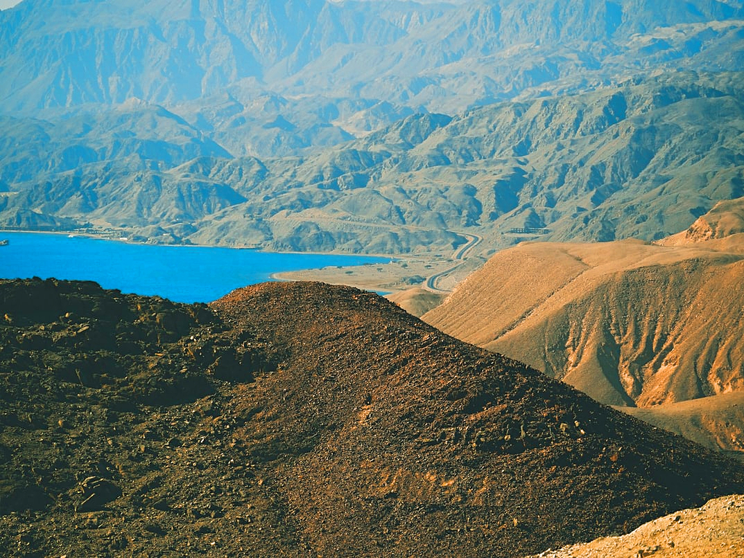 Hills in the Eilat area, the Red Sea coast