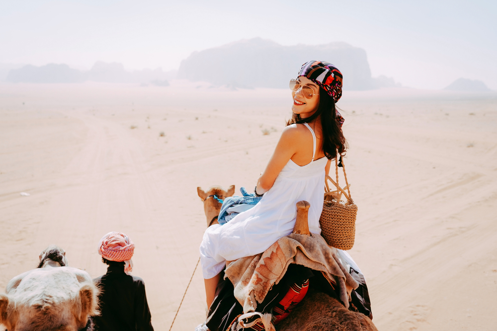 Camel Riding in the Middle East- Sit back and enjoy the ride!