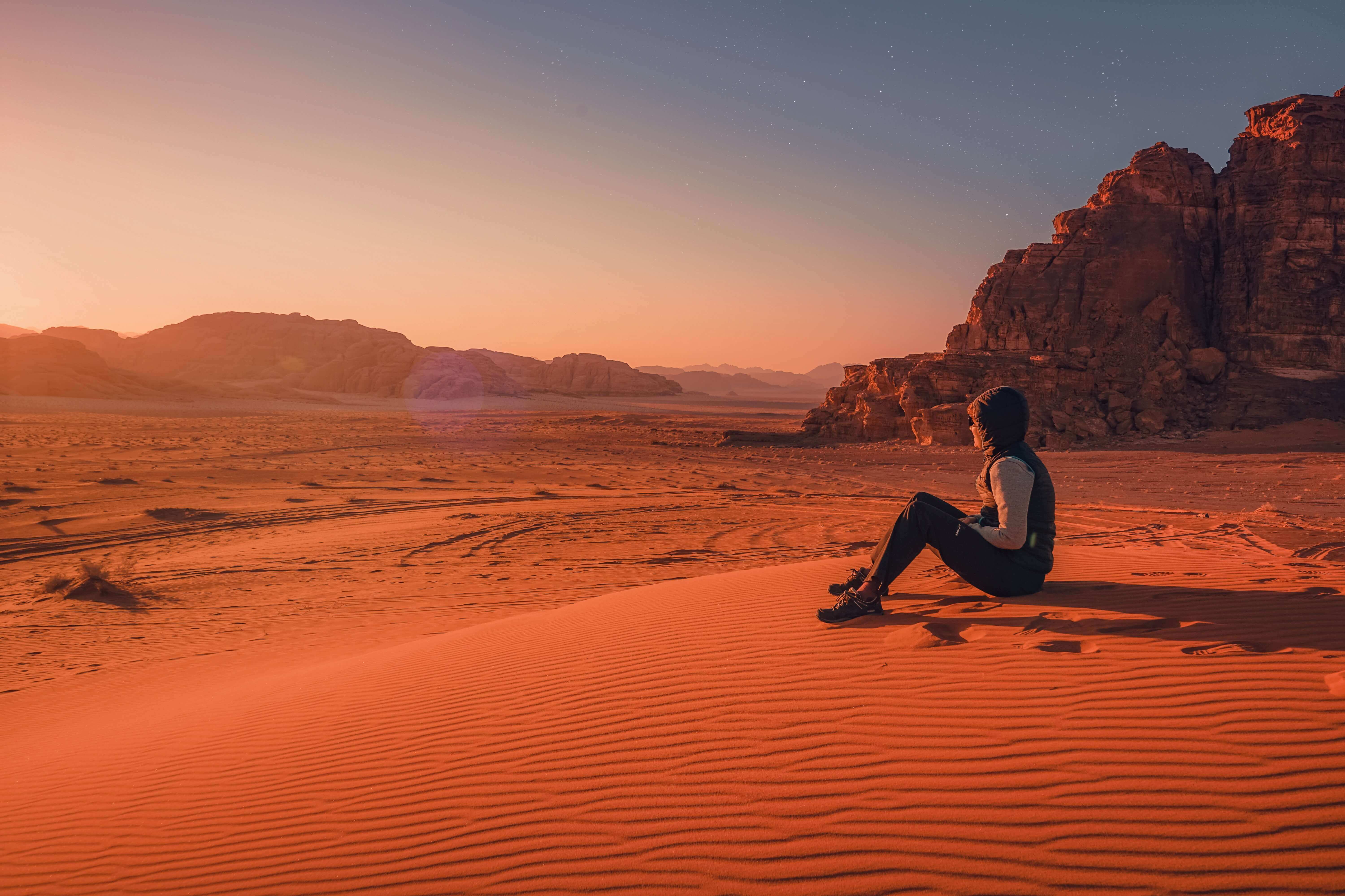 Wadi Rum Camping- The Red Dune of Wadi Rum