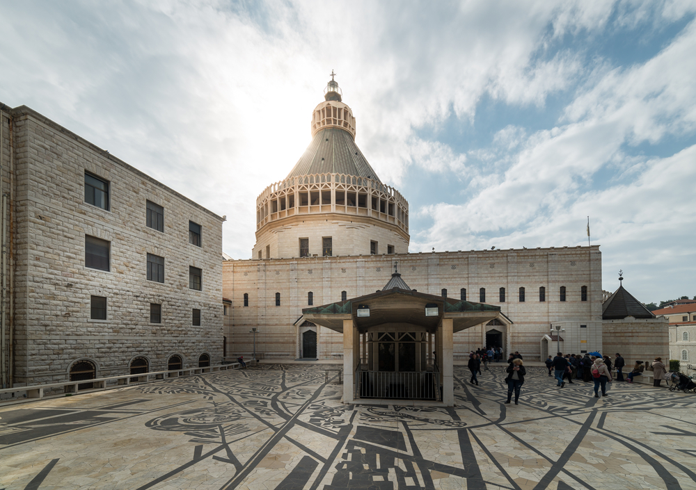 Basilica of the Annunciation in Nazareth