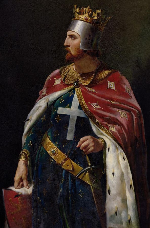 Richard I, the Lionheart, as imagined by Merry-Joseph Blondel in 1841 Richard I, the Lionheart, as imagined by Merry-Joseph Blondel in 1841. The English king was a leader of the Third Crusade; this is a later artistic portrait.