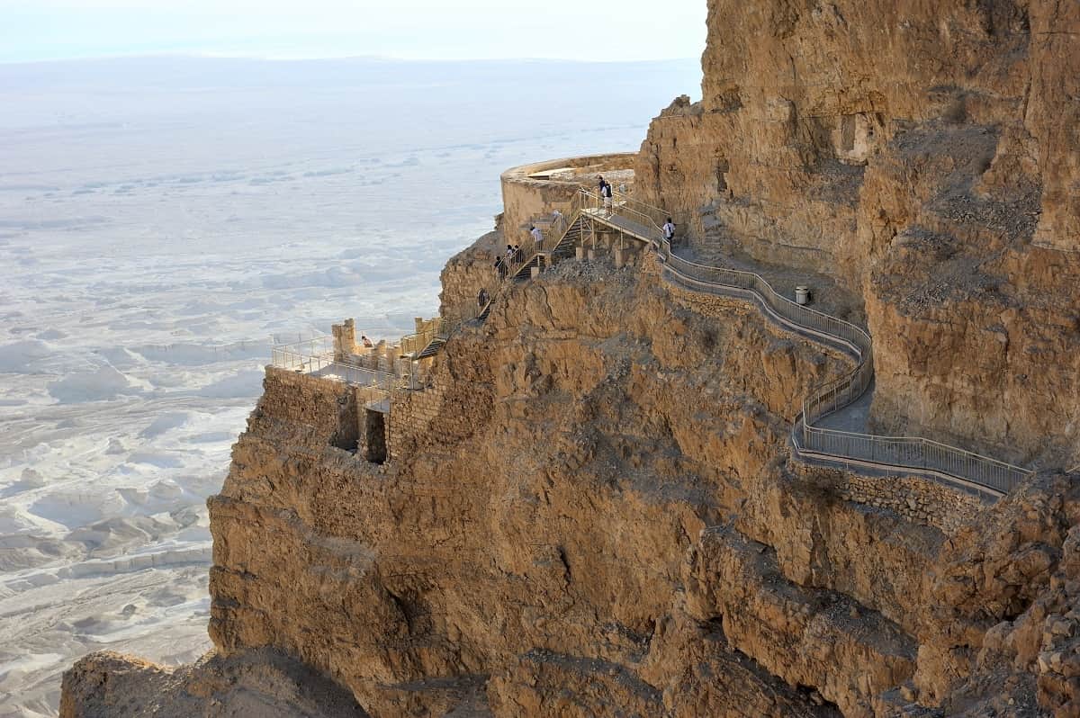 Masada National Park, Herod's Palace Complex