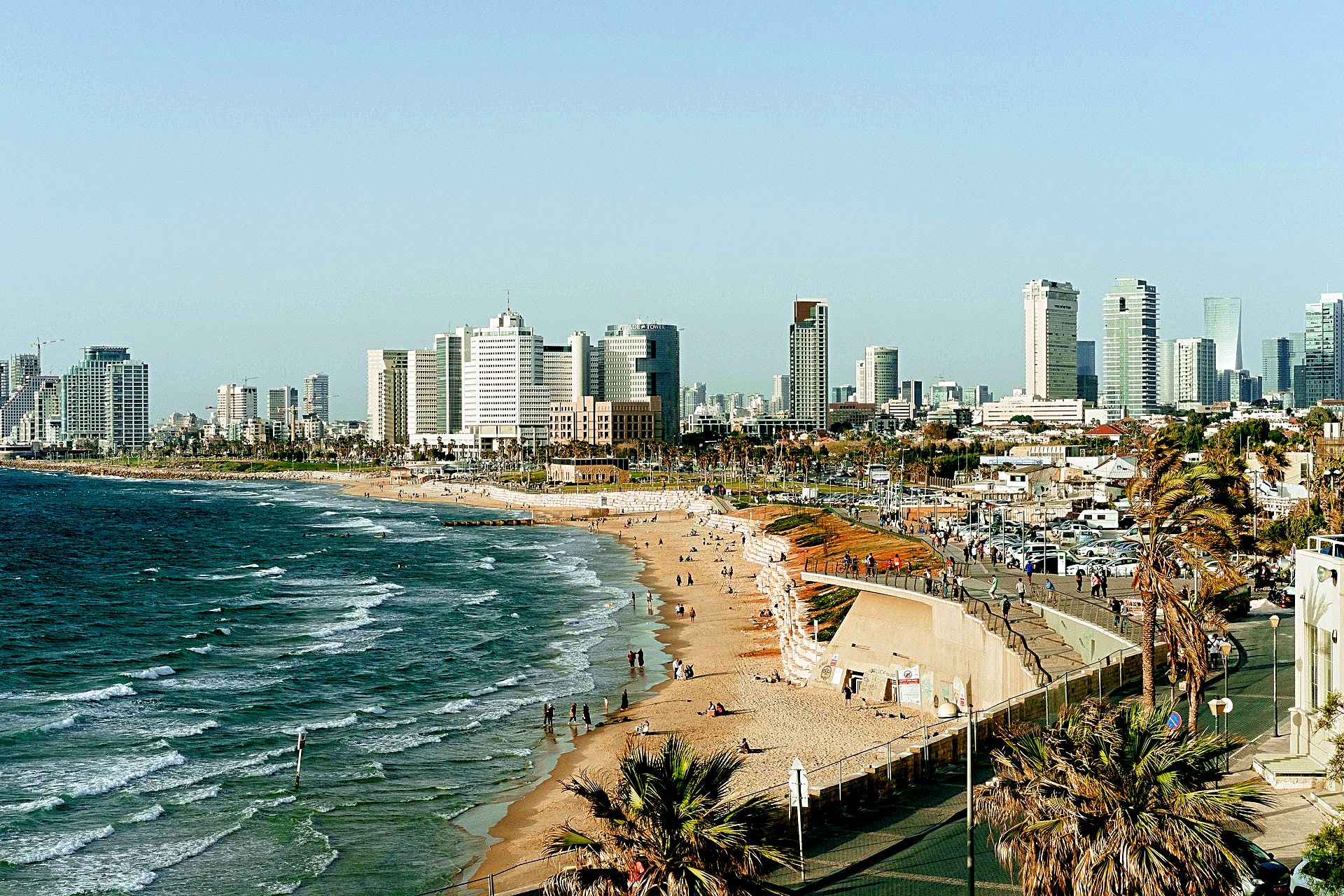 View of Tel Aviv seaside from Jaffa