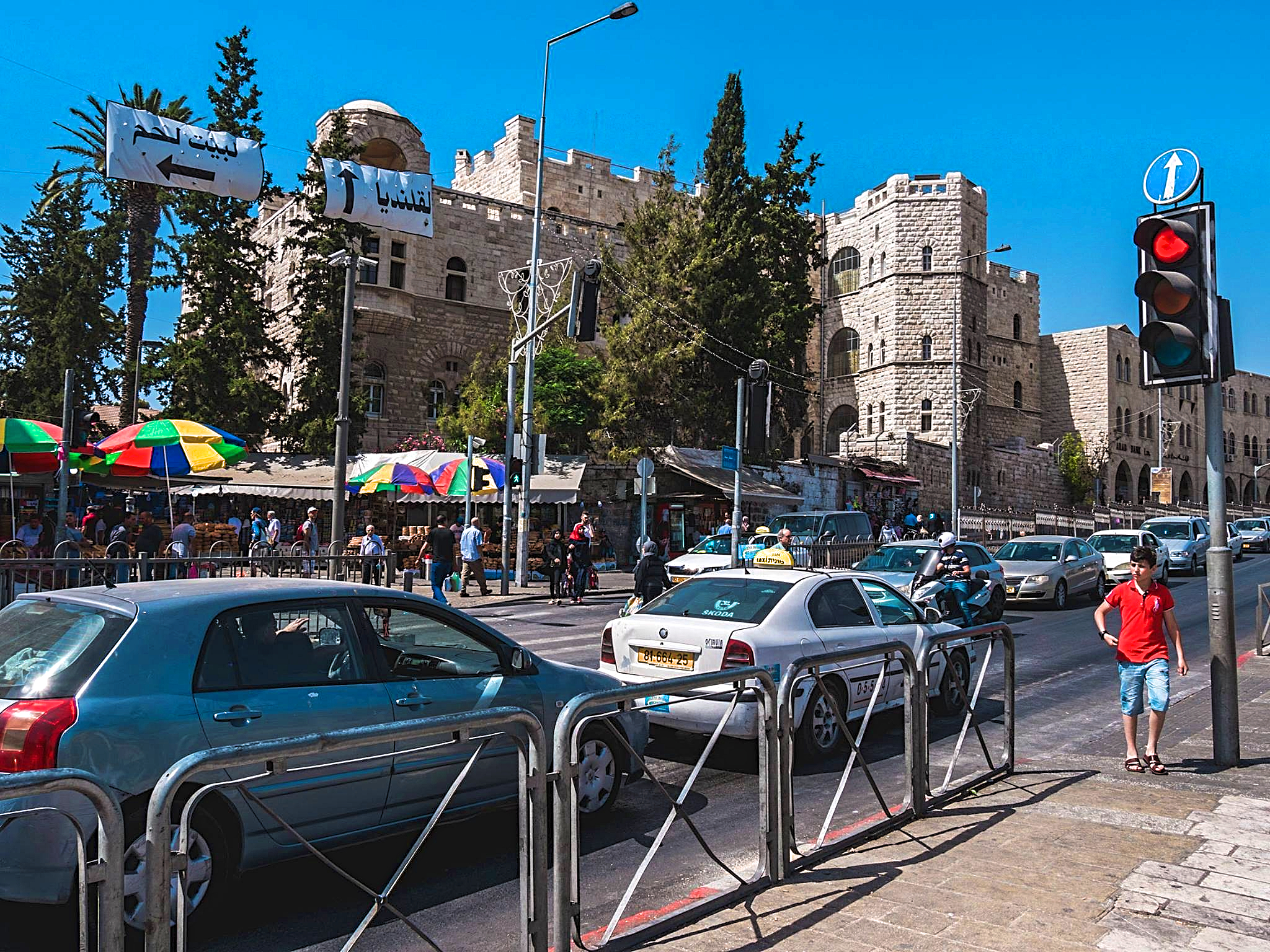 A taxi in Jerusalem
