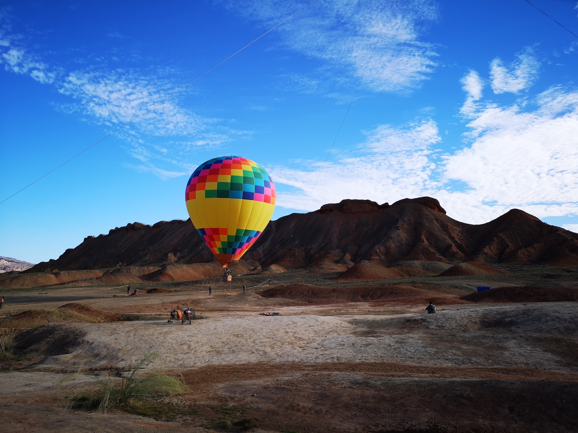 Wadi Rum Camping- Hot Air Balloon in the desert