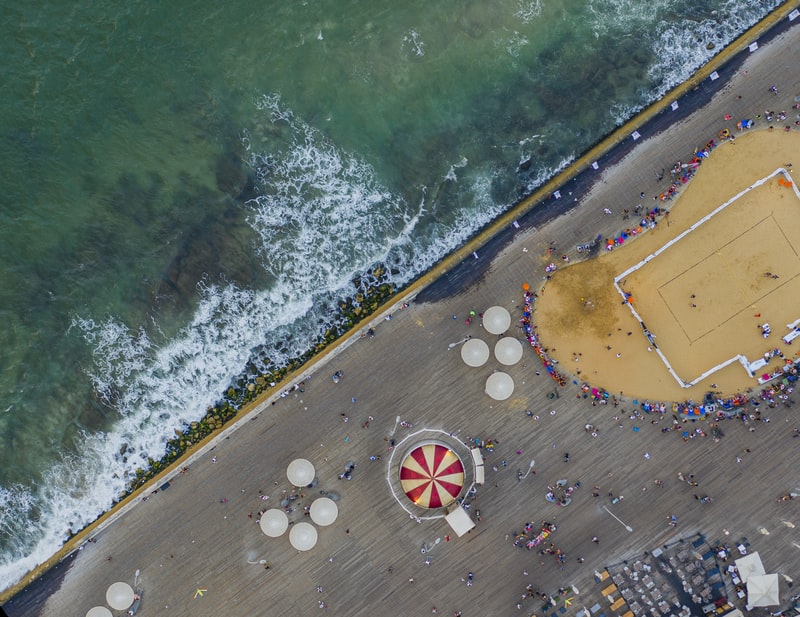  Tel Aviv Port Area Aerial View