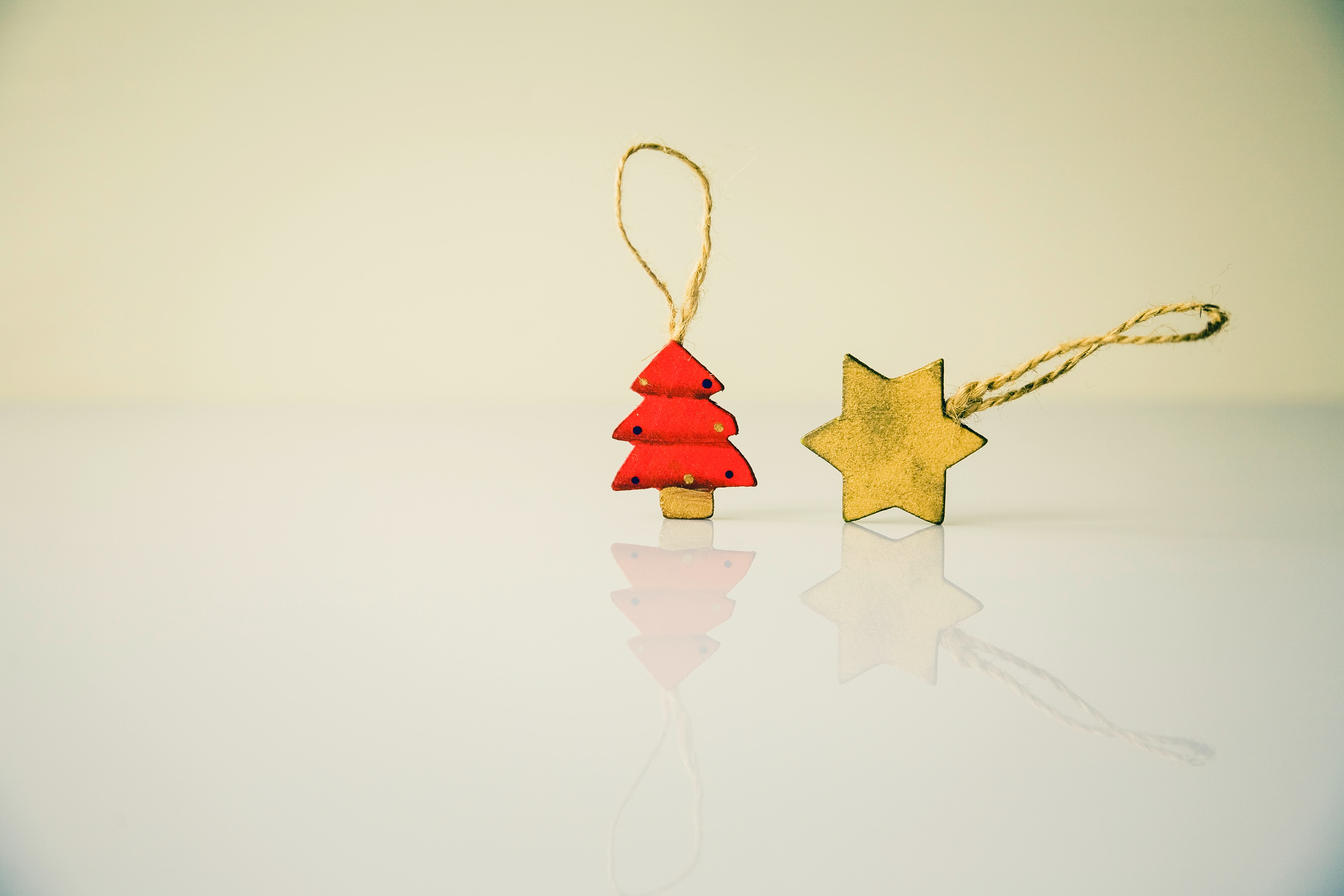 Christmas tree and Star of David