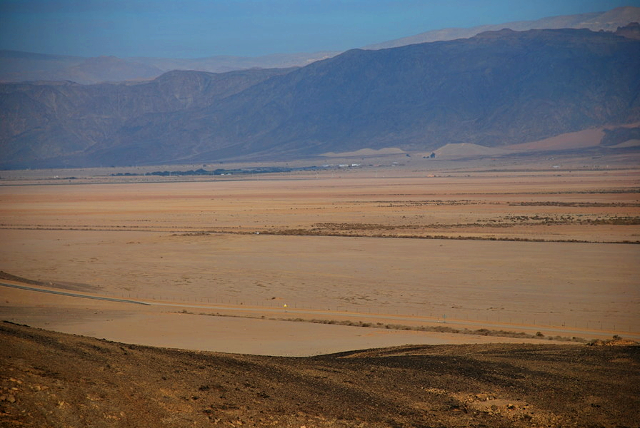 The Arava Desert landscape, Israel