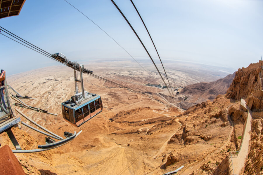 Cable car to Masada Fortress
