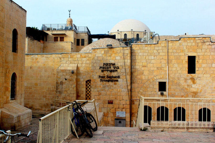 The Four Sephardic Synagogues, the Jewish Quarter of the Old City of Jerusalem