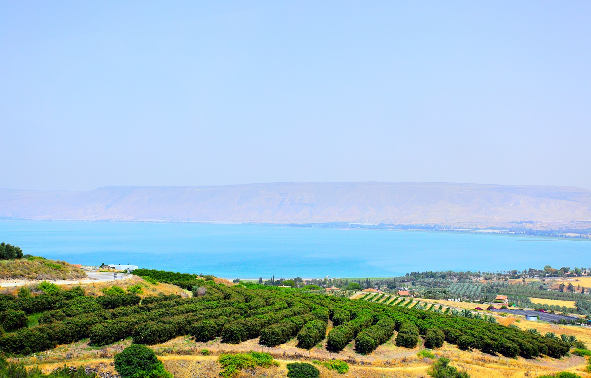  The Sea of Galilee, Israel.