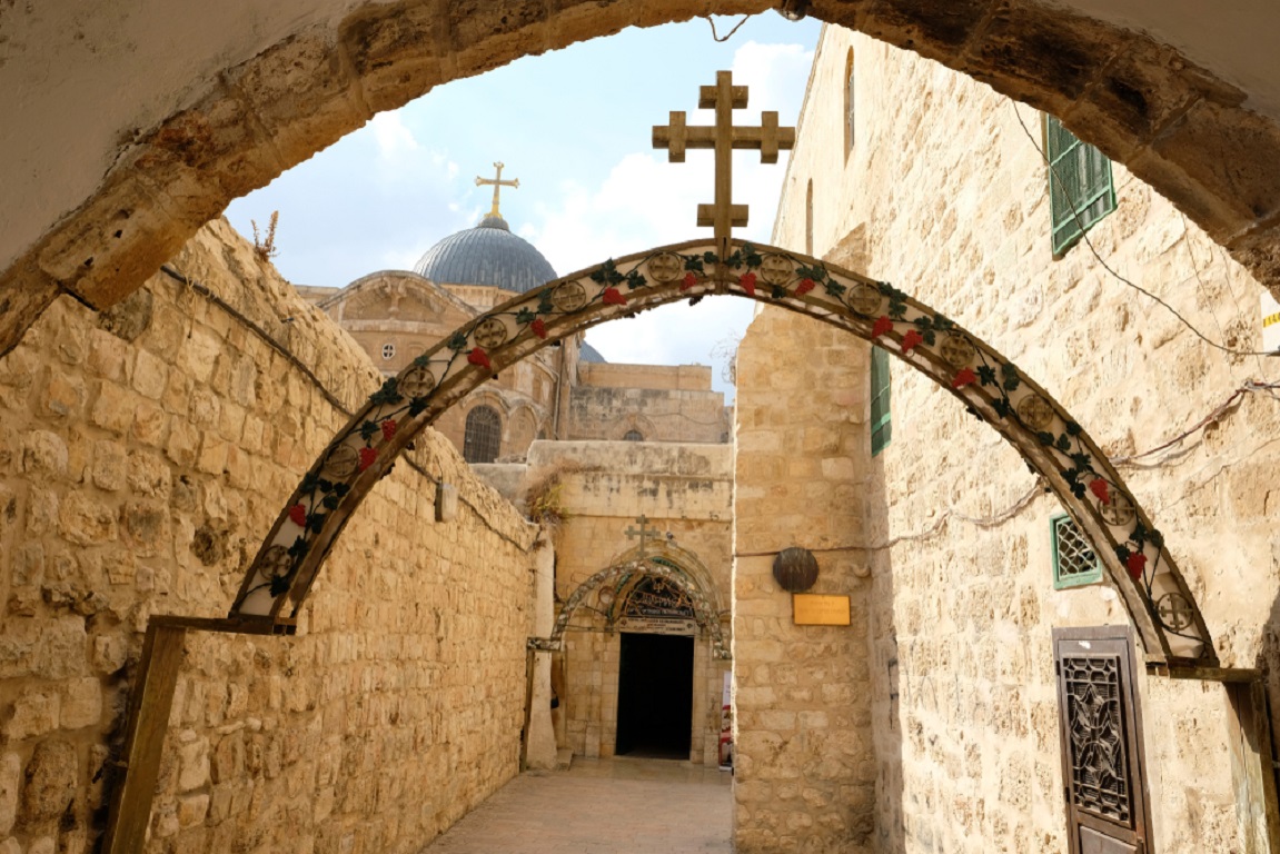 Near the Church of the Holy Sepulchre, Jerusalem