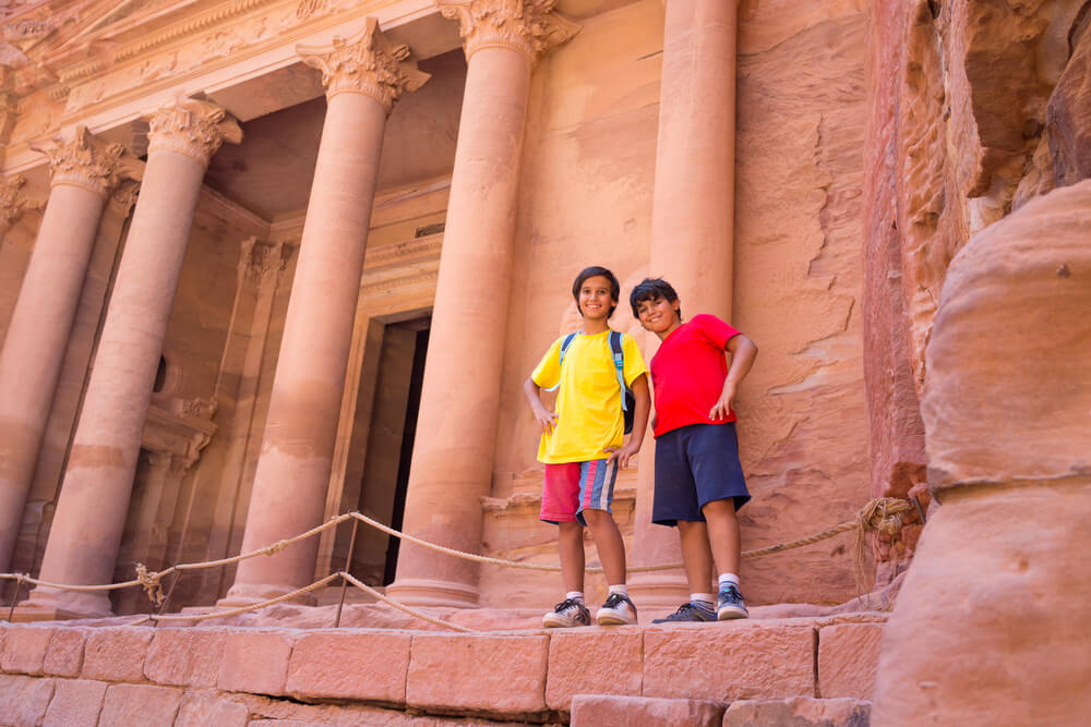 Kids in Petra