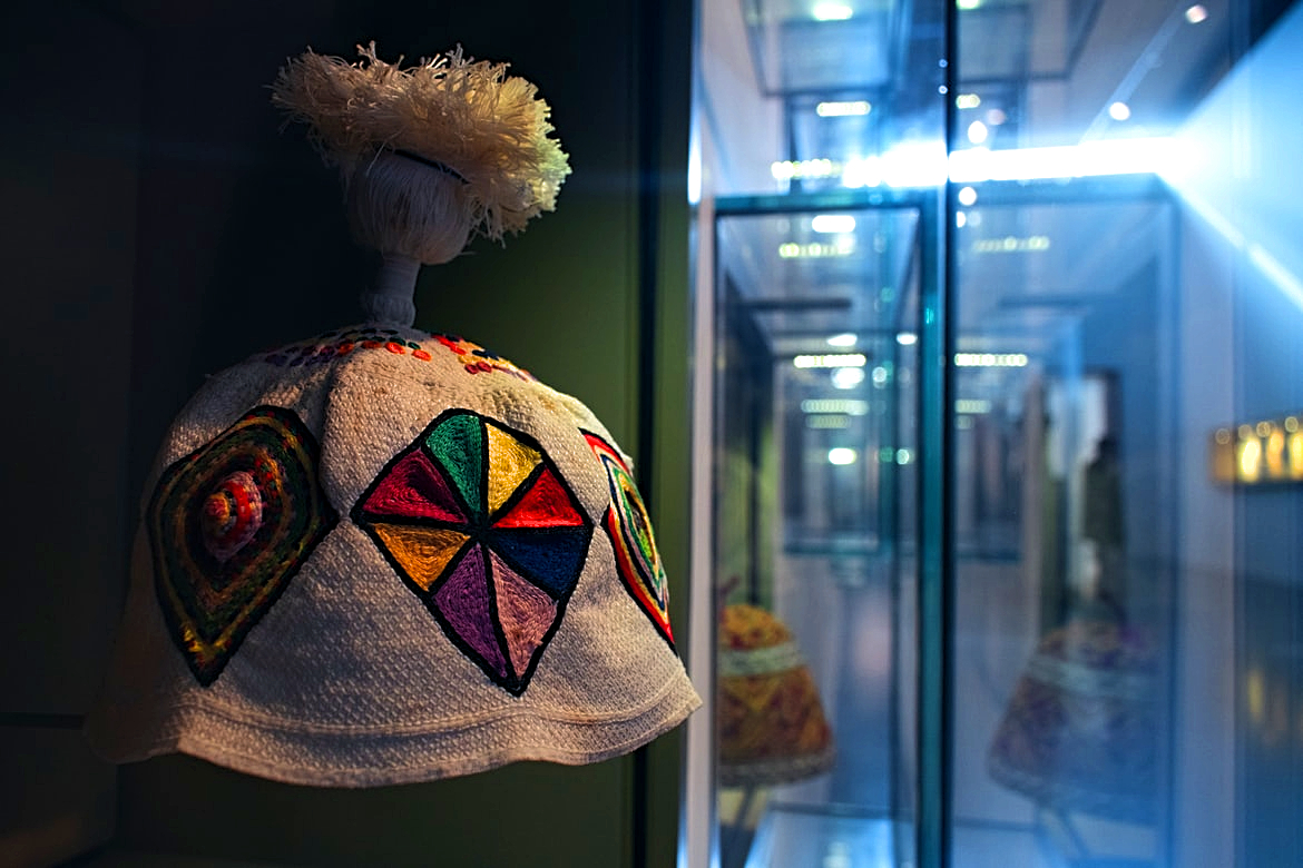 Kurdish hat belonging to Jews from Kurdistan, now in the Israel Museum in Jerusalem