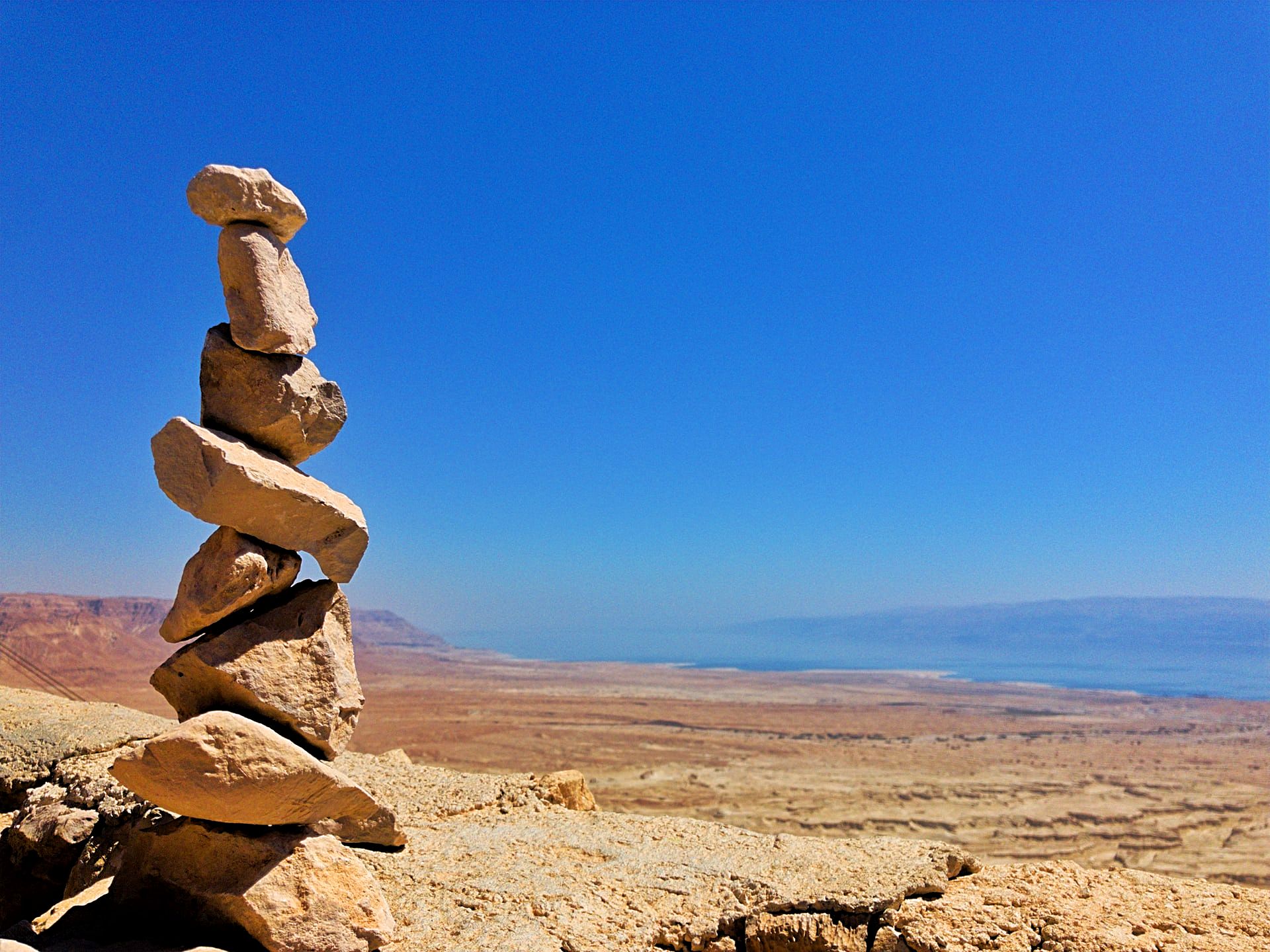 Hiking by the Dead Sea