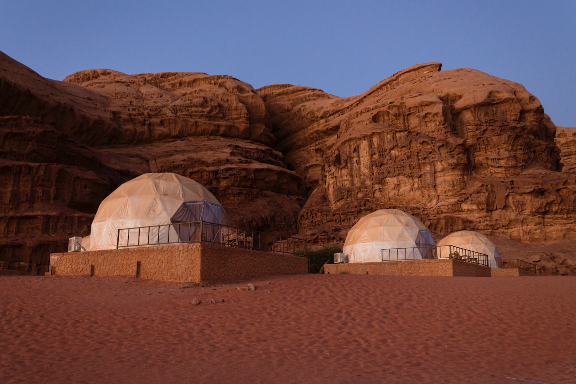Wadi Rum Camping-  Martian tents