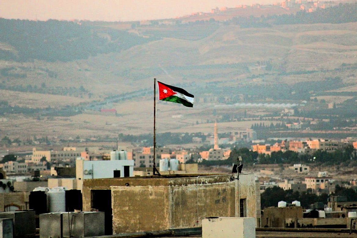 The Jordanian flag