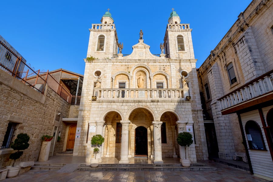 The Wedding Church at Cana, where Jesus performed the miracle of turning water into wine
