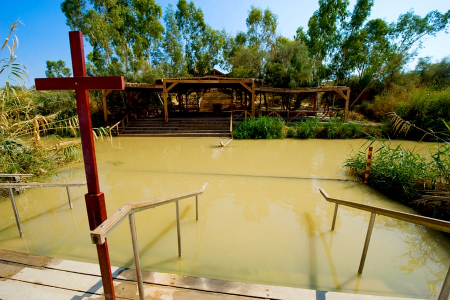 Qasr al Yahud, the baptismal site on the Jordan River