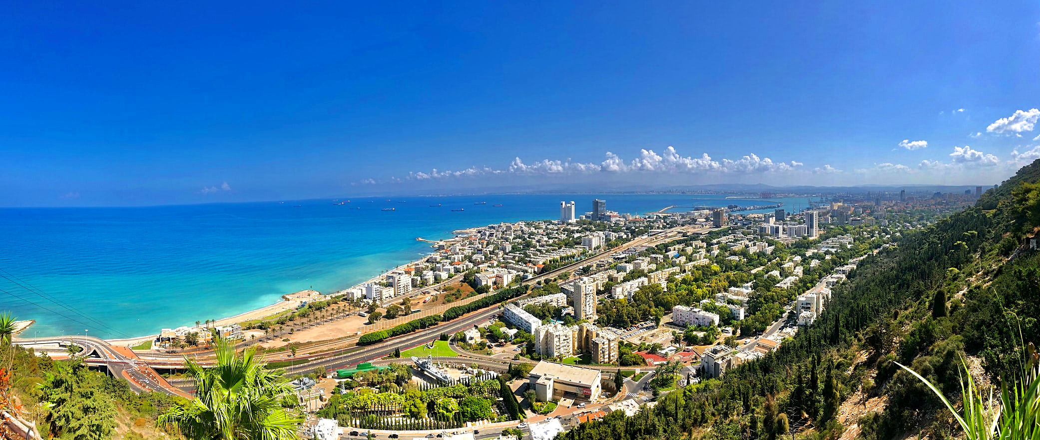 View of Haifa from the top of Mount Carmel