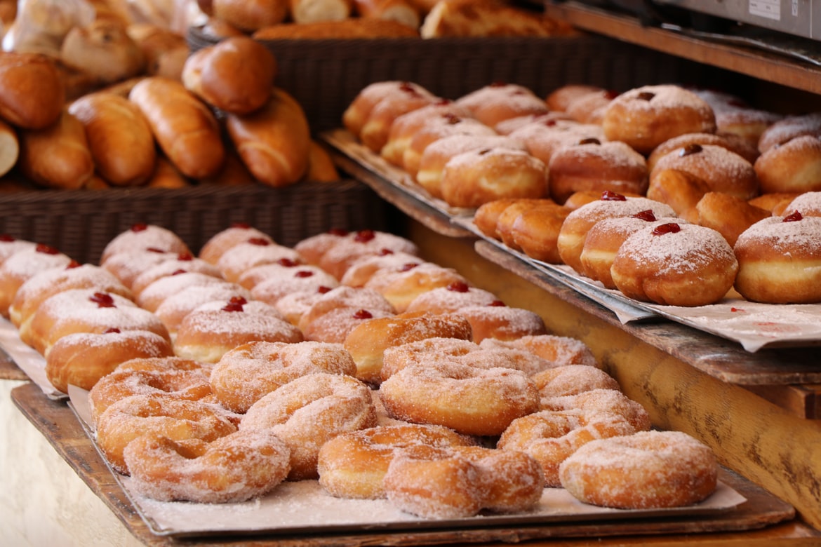 Hanukkah donuts in Israel