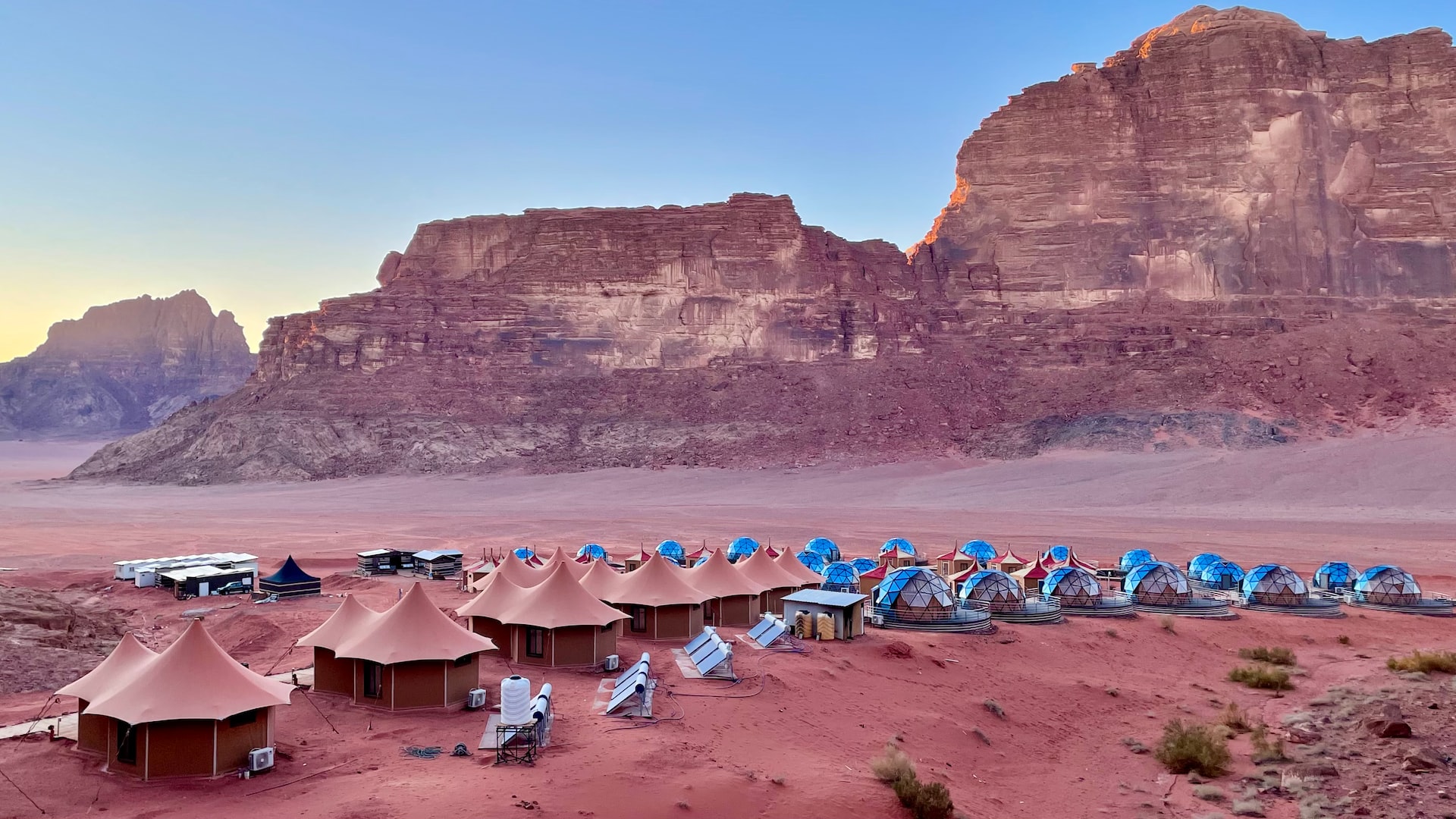 Reasons you should visit Wadi Rum from Israel- Wadi Rum camps. yes, this is Earth