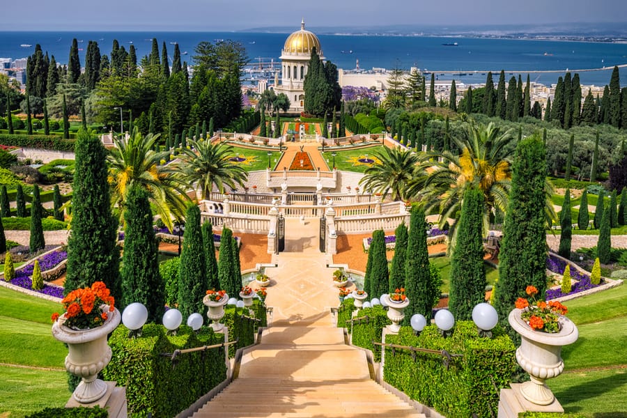 ​​First Time in Israel- The Bahai Gardens in Haifa