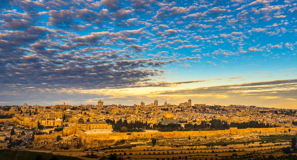 Biblical Israel vs Modern Israel - Jerusalem, once the capital of the Kingdom of Judah, today the capital of the State of Israel