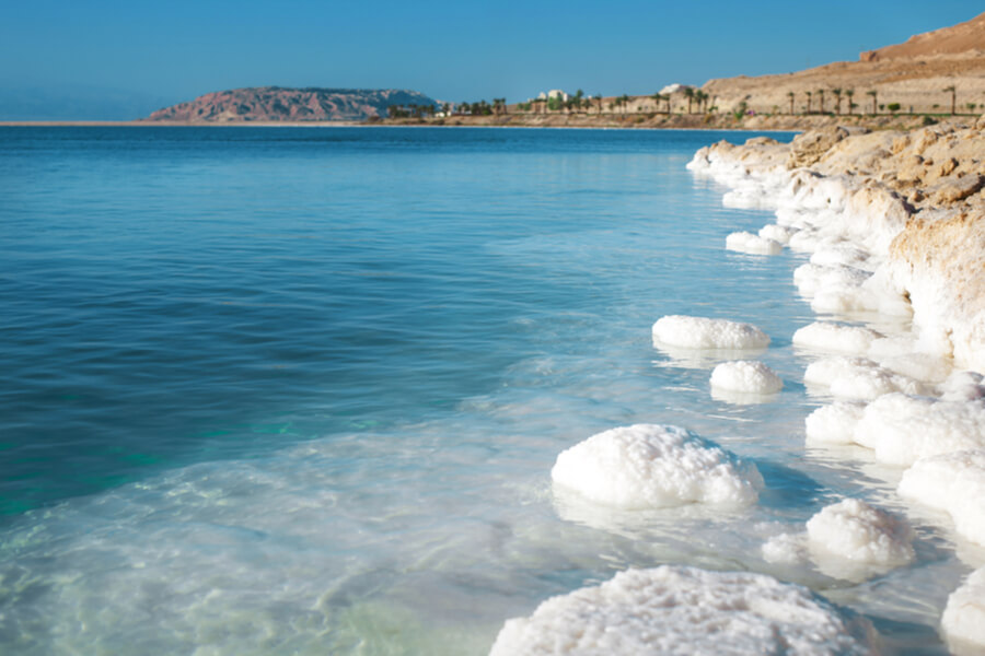 The Dead Sea coast