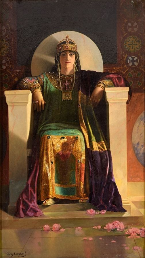 Empress Theodora, Jean-Joseph Benjamin-Constant, c Empress Theodora, Jean-Joseph Benjamin-Constant, c. 1887. This later imagined portrait evokes the Byzantine imperial world; it is not a portrait painted during Theodora’s lifetime.