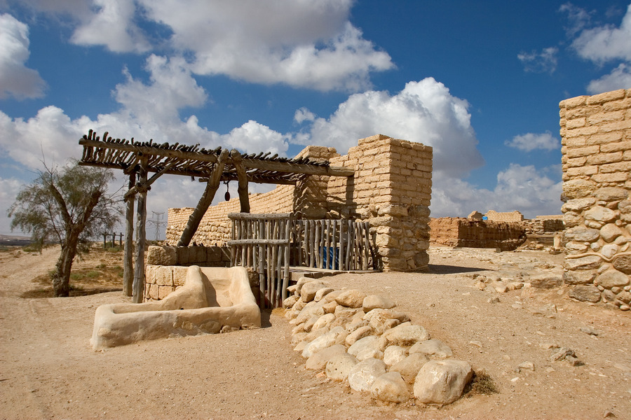Tel Beer Sheva Archeological Site, the Negev Desert, Israel