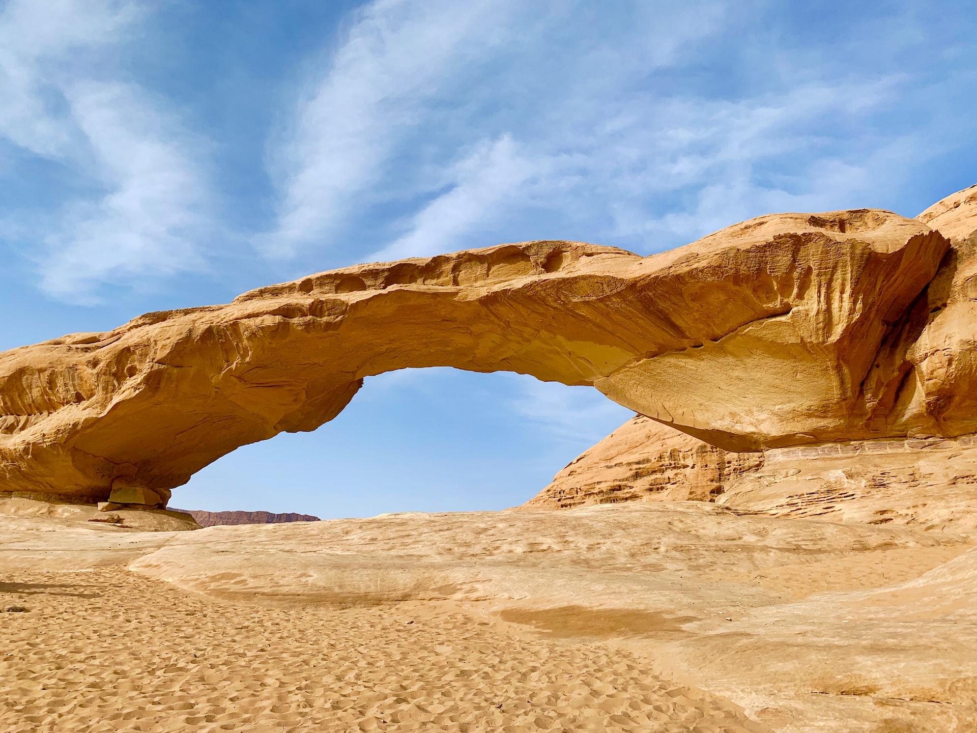 Movies Filmed in Wadi Rum-The rock bridges were just what the production needed