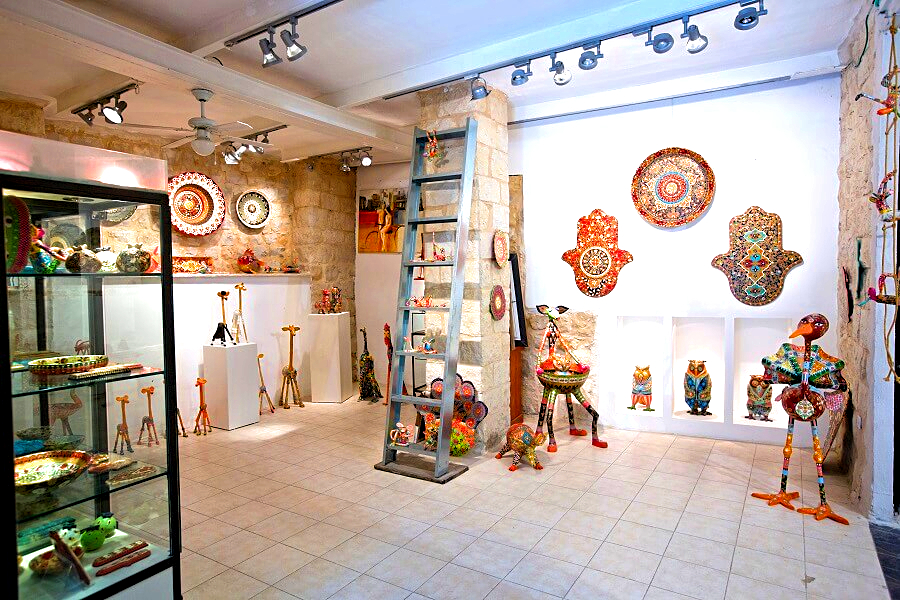 Art gallery in Safed, Israel