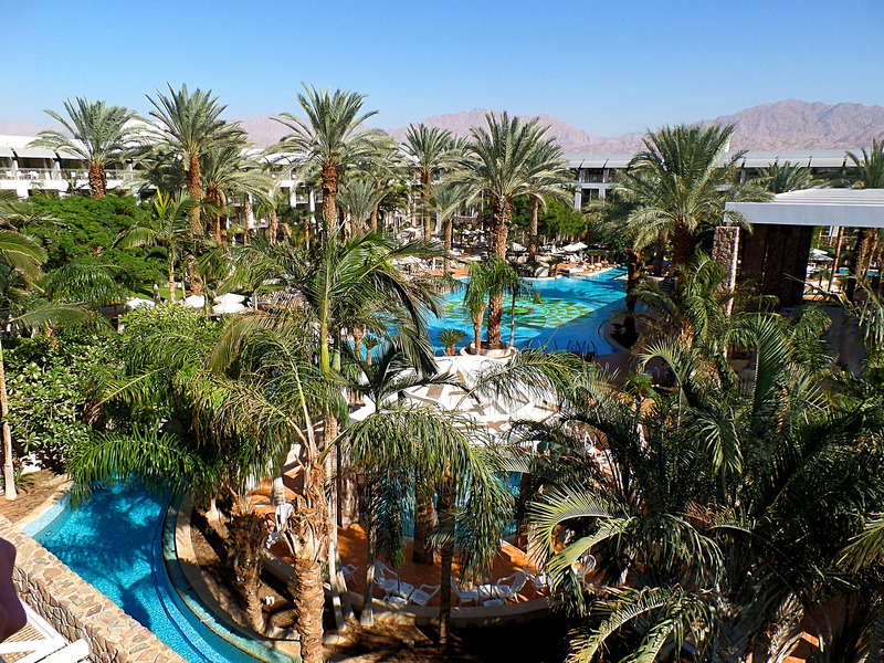 A Hotel Swimming Pool Area, Eilat, Israel