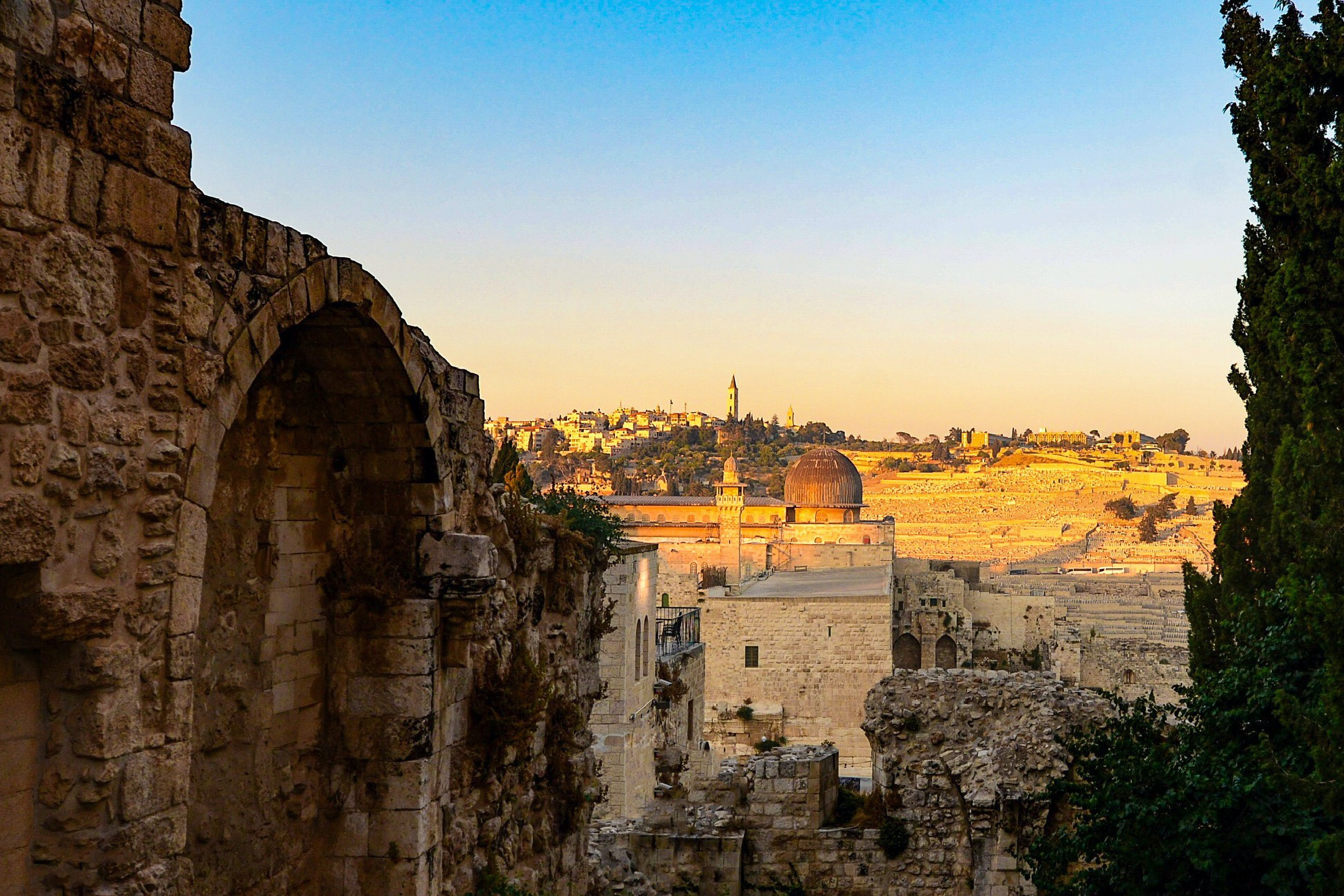Sunset in the Old City of Jerusalem