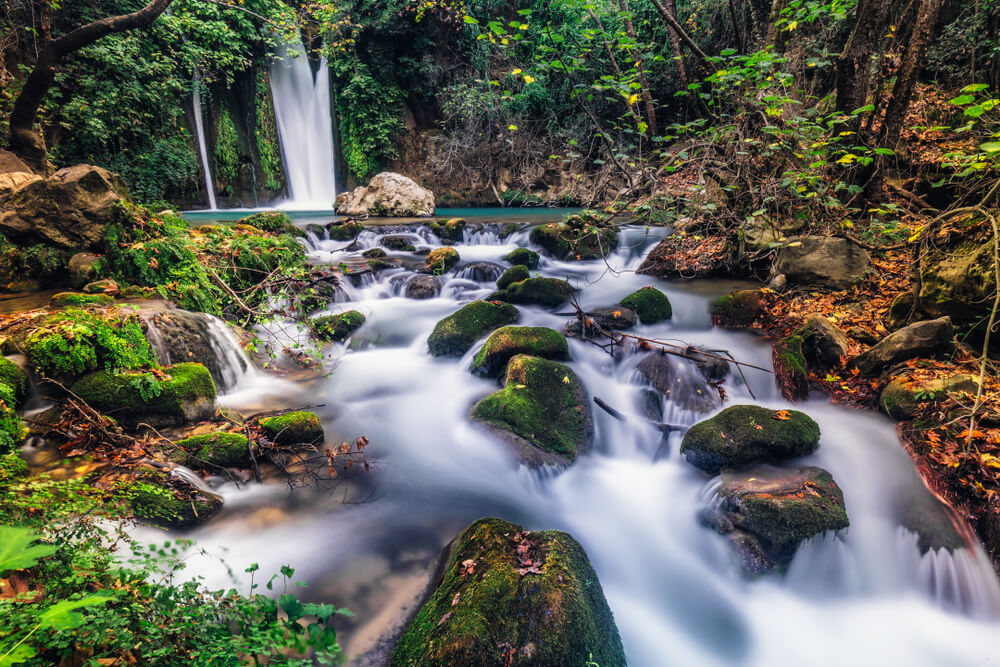 How to Travel Israel on a Budget- The Banias Waterfall up north is just gorgeous! 