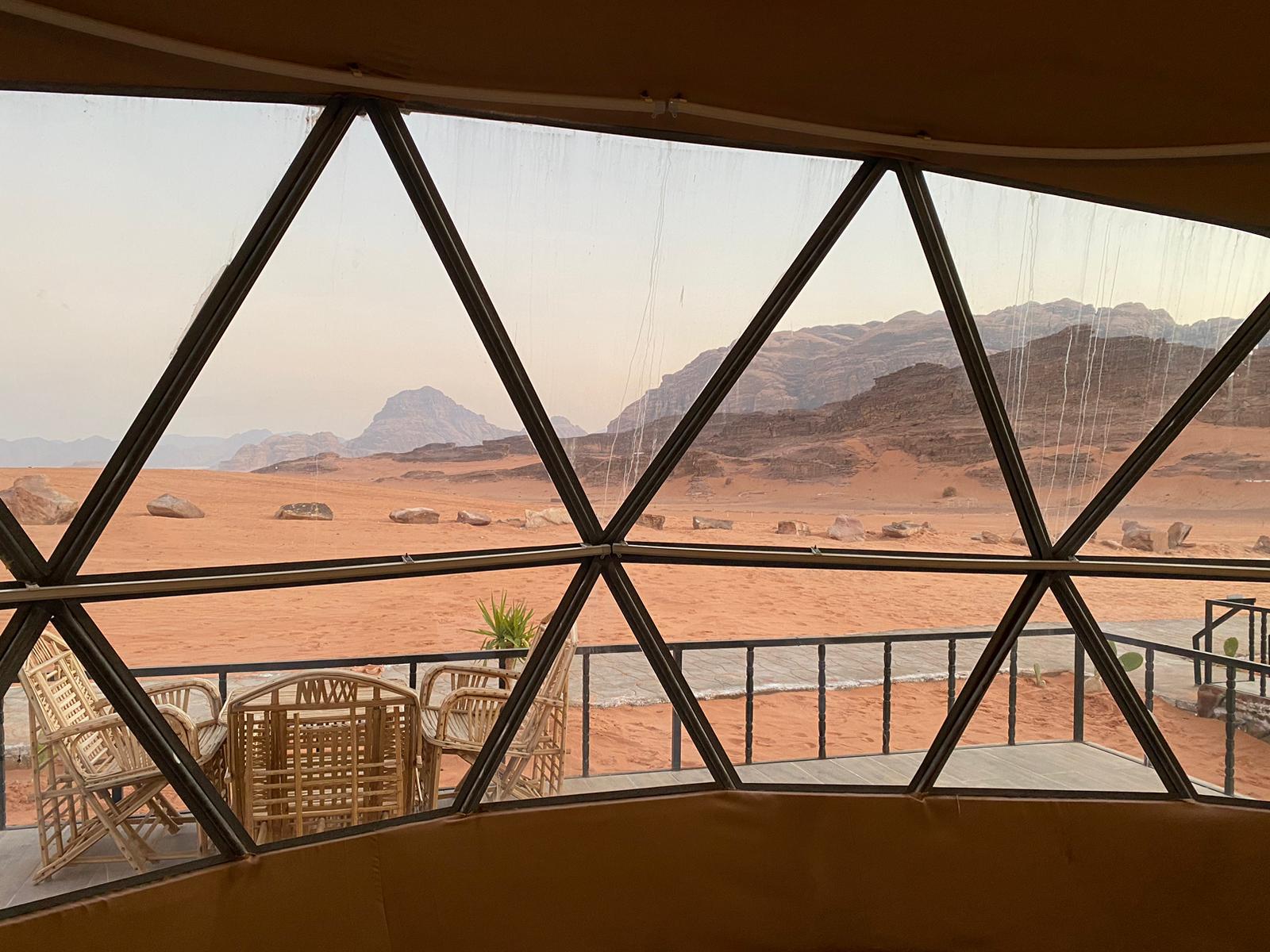 Wadi Rum Camping- The view from a Bubble Tent