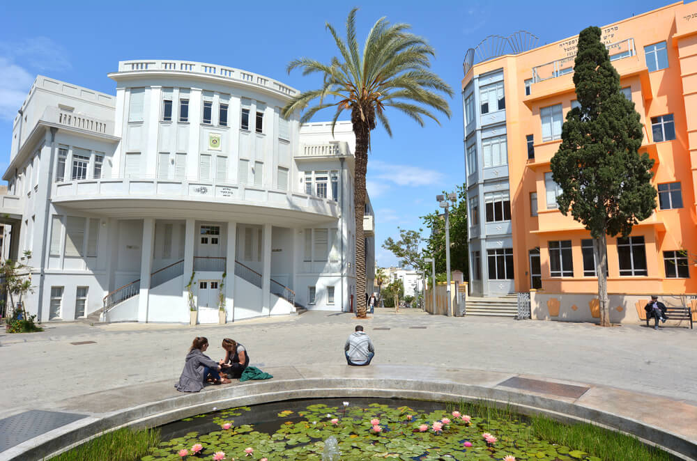 Bialik Square in Tel Aviv Bialik Square in Tel Aviv