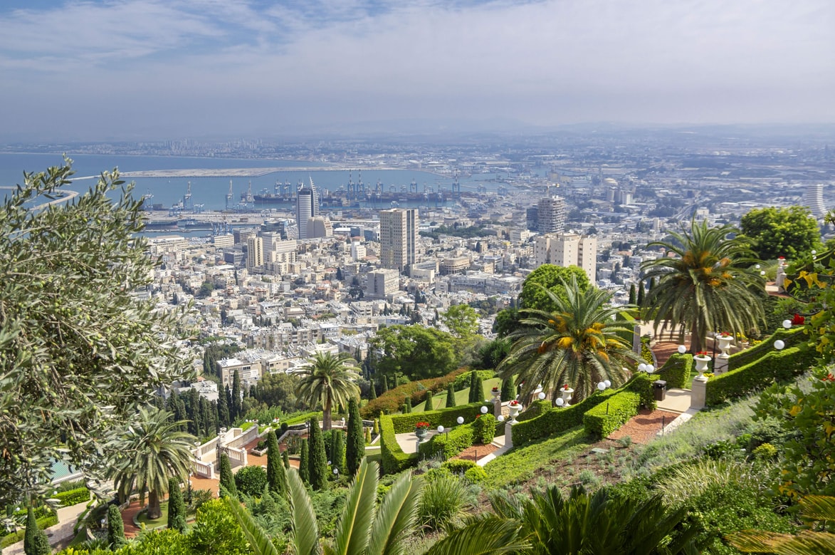 How to Travel Israel on a Budget- View of Haifa from Carmel Mountain