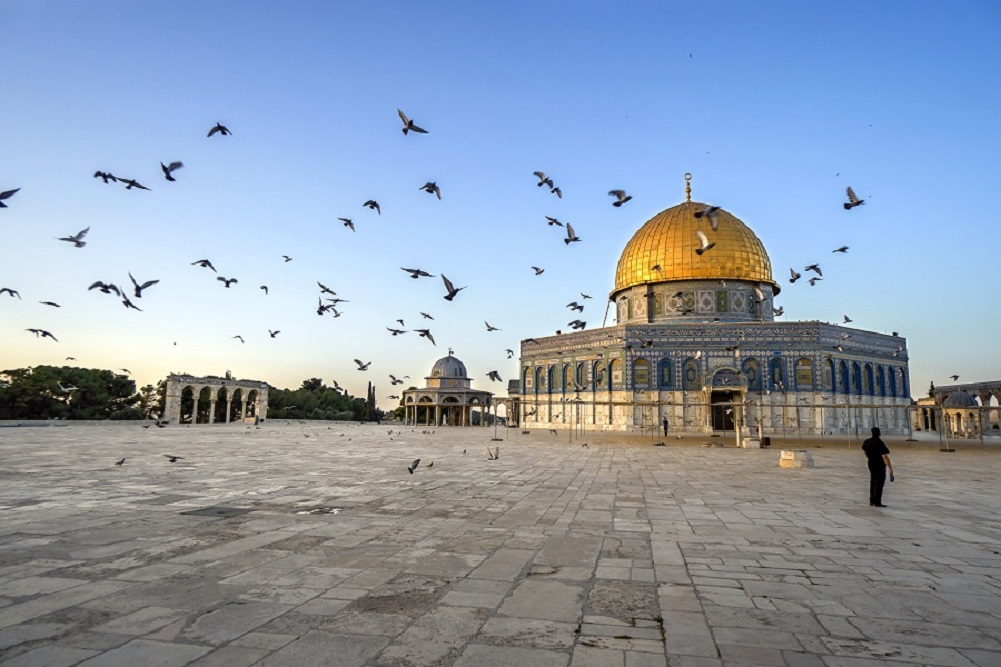 The Dome of the Rock on the Temple Mount, Jerusalem