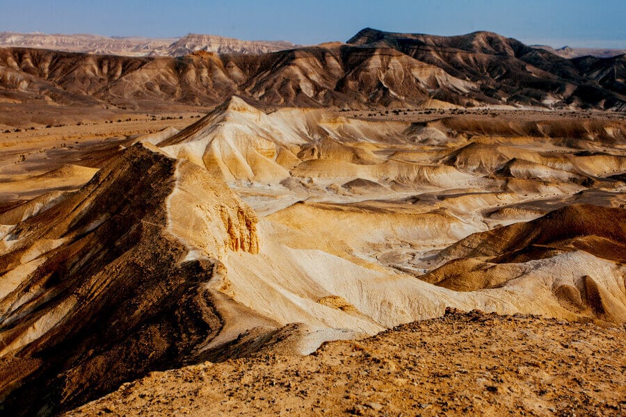 The stunning landscape of Judean Desert, Israel