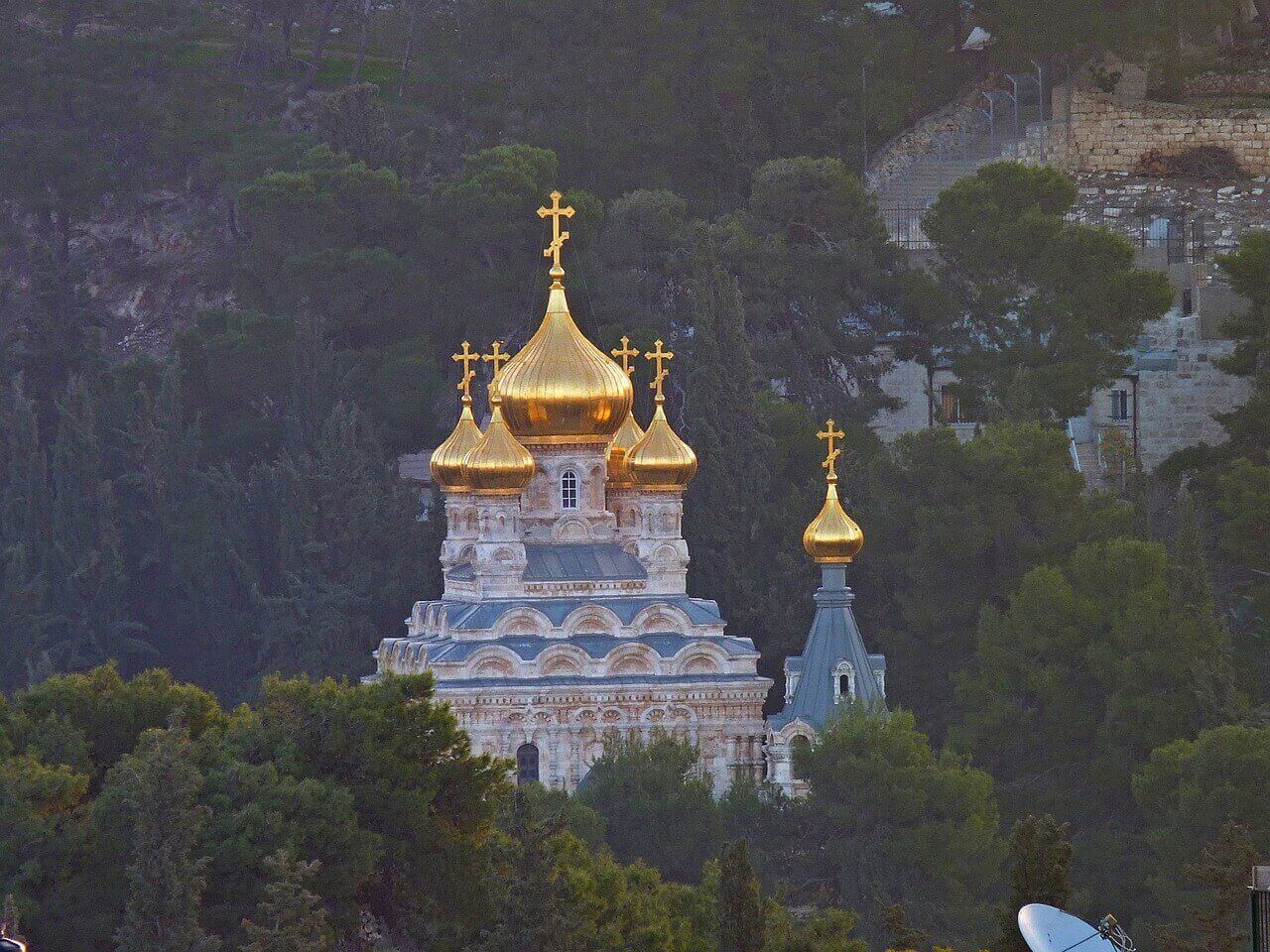 The Russian Orthodox Church of  Mary Magdalene, Jerusalem